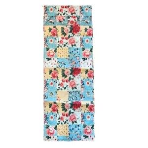 Table Runner 13x72in Woven Polyester Floral Patch Spring Summer